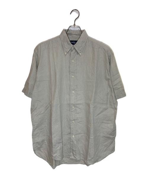 POLO RALPH LAUREN（ポロ・ラルフローレン）POLO RALPH LAUREN (ポロ・ラルフローレン) 半袖ボタンダウンリネンシャツ ベージュ サイズ:Sの古着・服飾アイテム