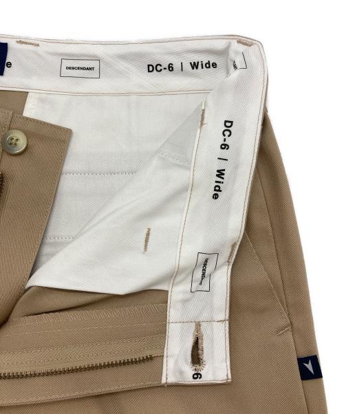 DESCENDANT（ディセンダント）DESCENDANT (ディセンダント) DC-6 Wide ベージュ サイズ:3の古着・服飾アイテム