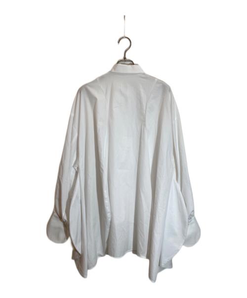 ENFOLD（エンフォルド）ENFOLD (エンフォルド) BALLON HEM SHIRT ホワイト サイズ:SIZE M (38)の古着・服飾アイテム