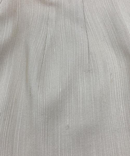 Christian Dior（クリスチャン ディオール）Christian Dior (クリスチャン ディオール) 金ボタンシルクジャケットセットアップ ベージュ サイズ:SIZE 9の古着・服飾アイテム