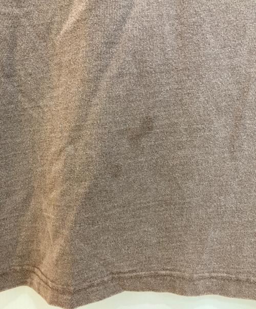 RE:NUMBER (N)INE（リナンバーナイン）RE:NUMBER (N)INE (リナンバーナイン) EMBLEM CLASH PIGMENT BIO TEE ブラウン サイズ:4の古着・服飾アイテム