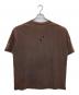 RE:NUMBER (N)INE (リナンバーナイン) EMBLEM CLASH PIGMENT BIO TEE ブラウン サイズ:4：5000円