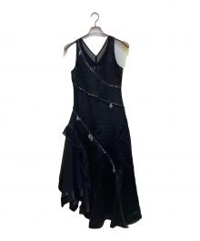 3.1 phillip lim（スリーワンフィリップリム）の古着「装飾デザインノースリーブワンピース」｜ブラック