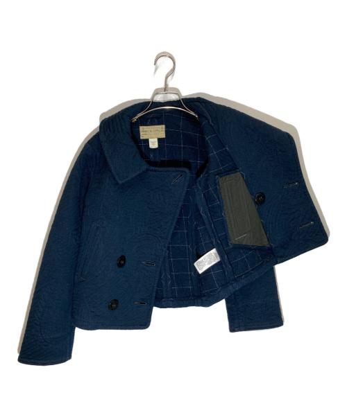 RRL（ダブルアールエル）RRL (ダブルアールエル) キルティングコットンジャージーPコート ネイビー サイズ:2の古着・服飾アイテム