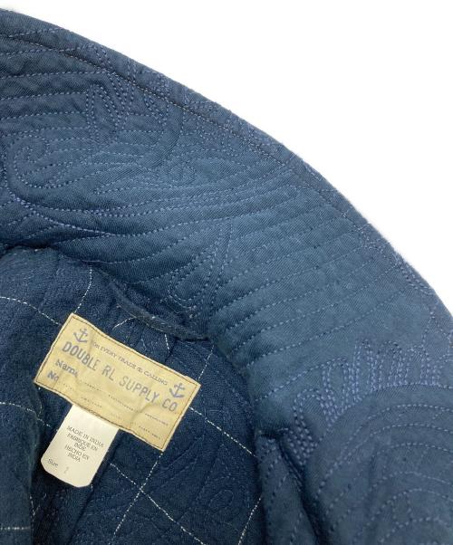 RRL（ダブルアールエル）RRL (ダブルアールエル) キルティングコットンジャージーPコート ネイビー サイズ:2の古着・服飾アイテム
