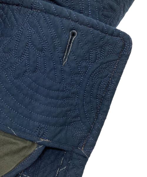 RRL（ダブルアールエル）RRL (ダブルアールエル) キルティングコットンジャージーPコート ネイビー サイズ:2の古着・服飾アイテム