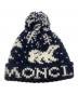中古・古着 MONCLER (モンクレール) ノルディックニット帽 ネイビー：6000円