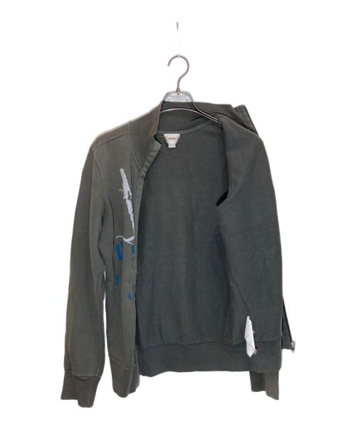 DIESEL（ディーゼル）DIESEL (ディーゼル) ジップスウェット カーキ サイズ:Sの古着・服飾アイテム