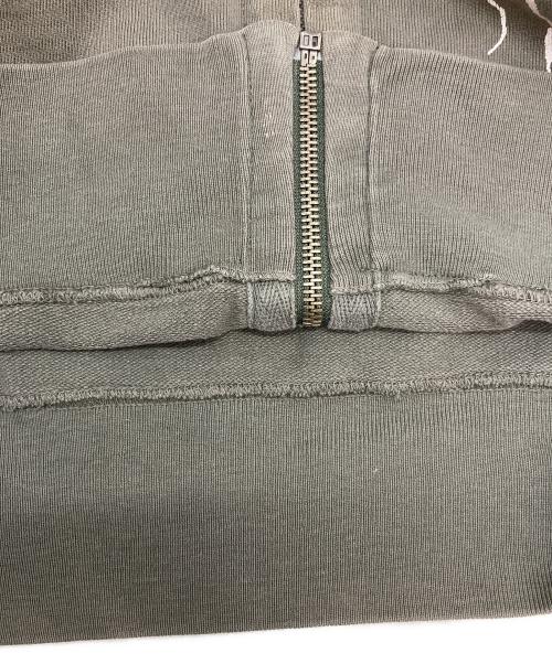 DIESEL（ディーゼル）DIESEL (ディーゼル) ジップスウェット カーキ サイズ:Sの古着・服飾アイテム