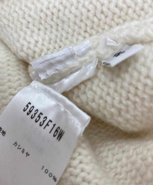 RING JACKET（リングジャケット）RING JACKET (リングジャケット) CASHMERE SWEATER アイボリー サイズ:2の古着・服飾アイテム
