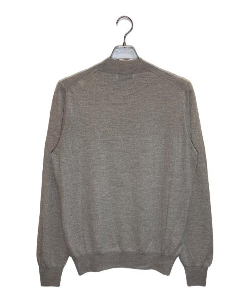 GRAN SASSO（グランサッソ）GRAN SASSO (グランサッソ) スーパータスマニア18Gモックネック ベージュ サイズ:48の古着・服飾アイテム