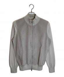 GRAN SASSO（グランサッソ）の古着「スタンド ZIP ブルゾン」｜ベージュ