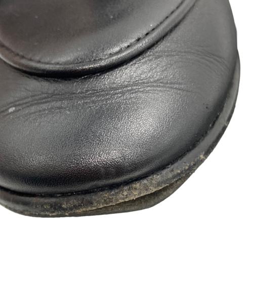 BAUDOIN&LANGE（ボードインアンドランジ）BAUDOIN&LANGE (ボードインアンドランジ) カーフレザータッセルローファー ブラック サイズ:SIZE 39の古着・服飾アイテム