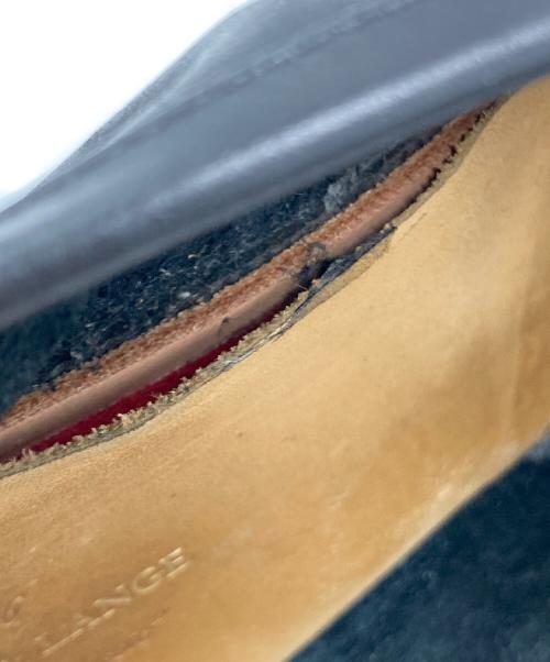 BAUDOIN&LANGE（ボードインアンドランジ）BAUDOIN&LANGE (ボードインアンドランジ) カーフレザータッセルローファー ブラック サイズ:SIZE 39の古着・服飾アイテム