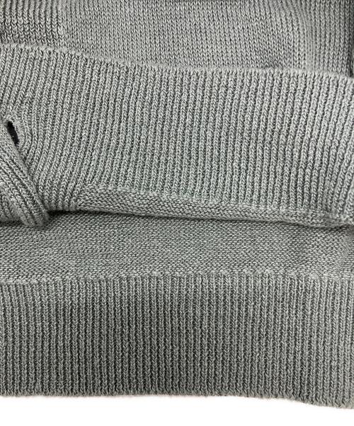 ATON（エイトン）ATON (エイトン) ヘンプニットオーバーサイズカーディガン グレー サイズ:2の古着・服飾アイテム
