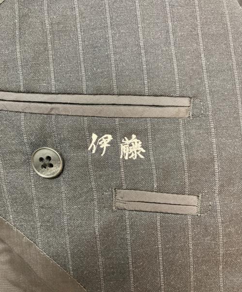 BURBERRY LONDON（バーバリーロンドン）BURBERRY LONDON (バーバリーロンドン) ストライプセットアップスーツ ネイビー サイズ:A5の古着・服飾アイテム