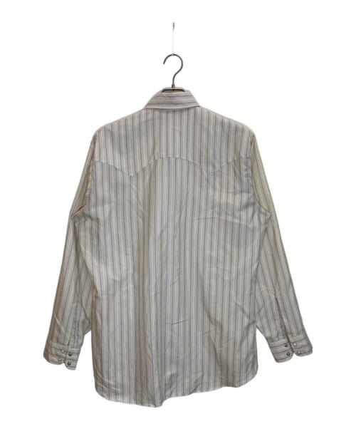LEVI'S（リーバイス）LEVI'S (リーバイス) ストライプウエスタンシャツ ベージュ サイズ:Lの古着・服飾アイテム