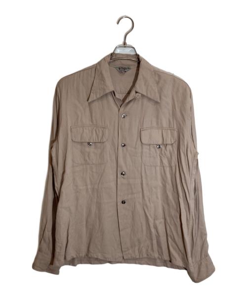rugby sportswear（ラグビースポーツウェア）rugby sportswear (ラグビースポーツウェア) ヴィンテージシャツ ベージュ サイズ:SIZE Mの古着・服飾アイテム