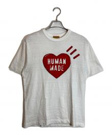HUMAN MADE（ヒューマンメイド）の古着「ハートロゴグラフィックTシャツ」｜ホワイト