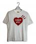 HUMAN MADE（ヒューマンメイド）の古着「ハートロゴグラフィックTシャツ」｜ホワイト