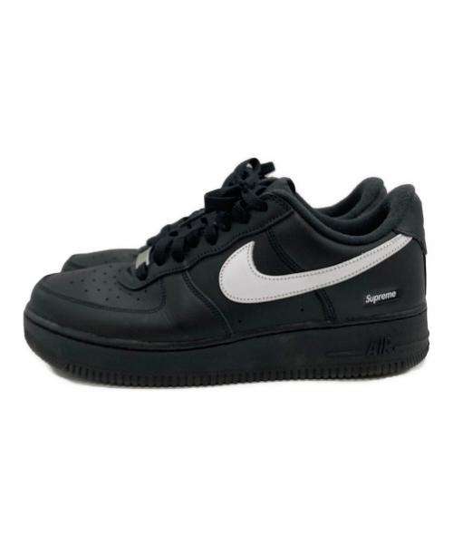NIKE（ナイキ）NIKE (ナイキ) Supreme (シュプリーム) AIR FORCE1 LOW ブラック サイズ:SIZE 27.5cmの古着・服飾アイテム