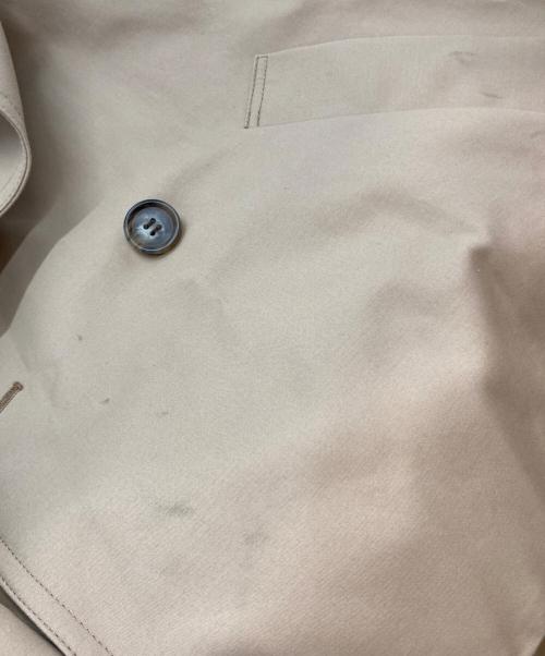 Noble（ノーブル）Noble (ノーブル) コットンダブルクロススタンドショートコート ベージュ サイズ:SIZE S (36)の古着・服飾アイテム