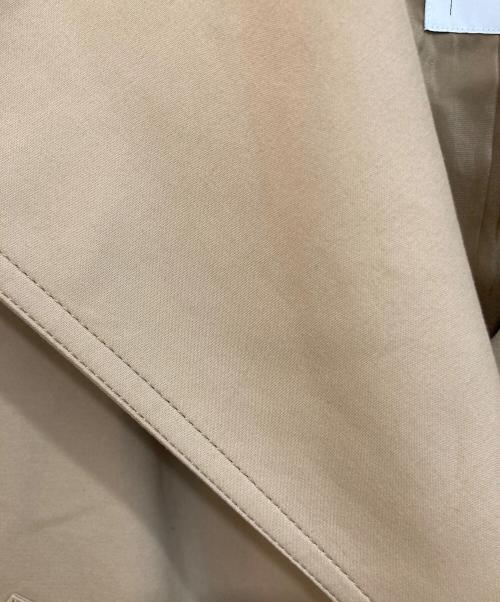 Noble（ノーブル）Noble (ノーブル) コットンダブルクロススタンドショートコート ベージュ サイズ:SIZE S (36)の古着・服飾アイテム