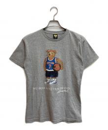 THE WU-TANG BRAND（ザ・ウータン・ブランド）の古着「ベアプリントTシャツ」｜グレー