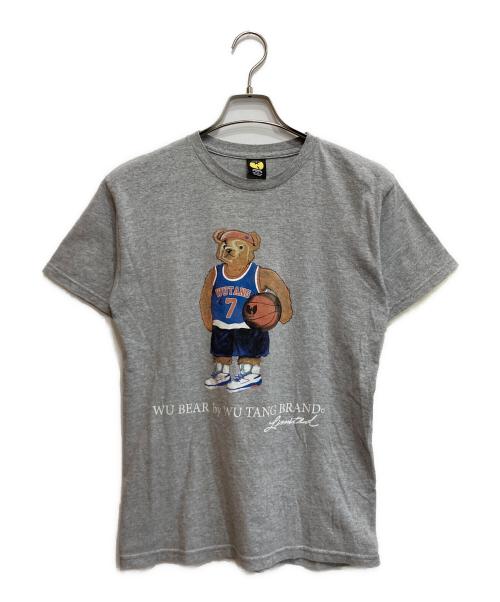 THE WU-TANG BRAND（ザ・ウータン・ブランド）THE WU-TANG BRAND (ザ・ウータン・ブランド) ベアプリントTシャツ グレー サイズ:Sの古着・服飾アイテム