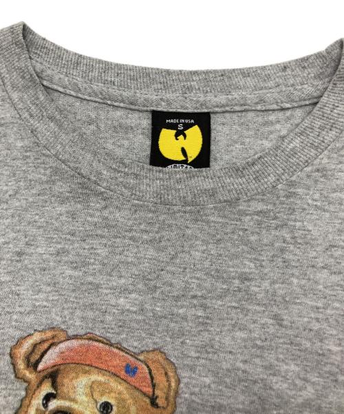 THE WU-TANG BRAND（ザ・ウータン・ブランド）THE WU-TANG BRAND (ザ・ウータン・ブランド) ベアプリントTシャツ グレー サイズ:Sの古着・服飾アイテム