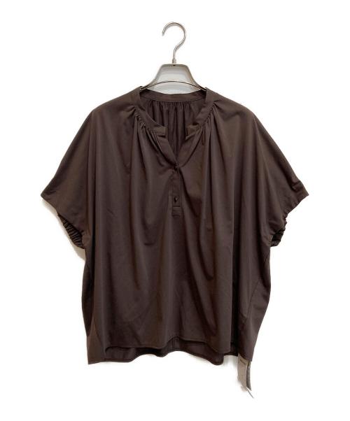 LAUTRE AMONT（ロートレアモン）LAUTRE AMONT (ロートレアモン) クールタッチスキッパーカットソー ブラウン サイズ:38の古着・服飾アイテム