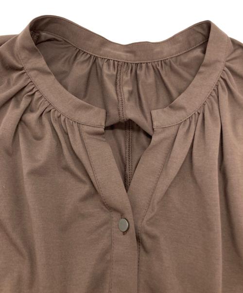LAUTRE AMONT（ロートレアモン）LAUTRE AMONT (ロートレアモン) クールタッチスキッパーカットソー ブラウン サイズ:38の古着・服飾アイテム