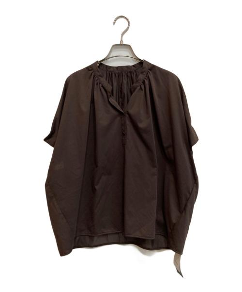 LAUTRE AMONT（ロートレアモン）LAUTRE AMONT (ロートレアモン) クールタッチスキッパーカットソー ブラウン サイズ:38の古着・服飾アイテム