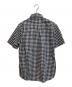 FRED PERRY (フレッドペリー) ギンガムチェック半袖シャツ ホワイト×ブラック サイズ:SIZE S：5000円