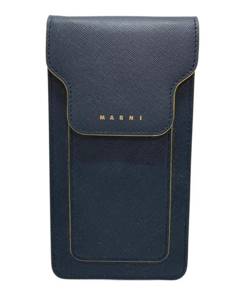 MARNI（マルニ）MARNI (マルニ) スマホショルダーバッグ ネイビー サイズ:-の古着・服飾アイテム