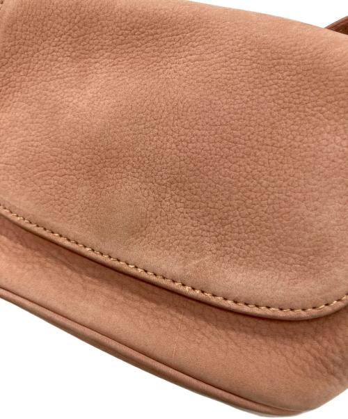 COACH（コーチ）COACH (コーチ) スウェードショルダーバッグ ピンクの古着・服飾アイテム