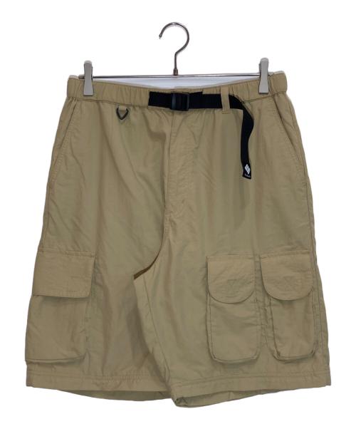 Columbia（コロンビア）Columbia (コロンビア) HOUYHNHNM (フイナム) ナイロンハーフパンツ ベージュ サイズ:XLの古着・服飾アイテム