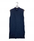 6(ROKU) BEAUTY&YOUTHロク ビューティーアンドユース）の古着「STRIPE DRESS」｜ネイビー