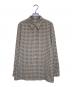 Burberry's（バーバリーズ）の古着「ホースロゴ総柄シャツブラウス」｜ベージュ