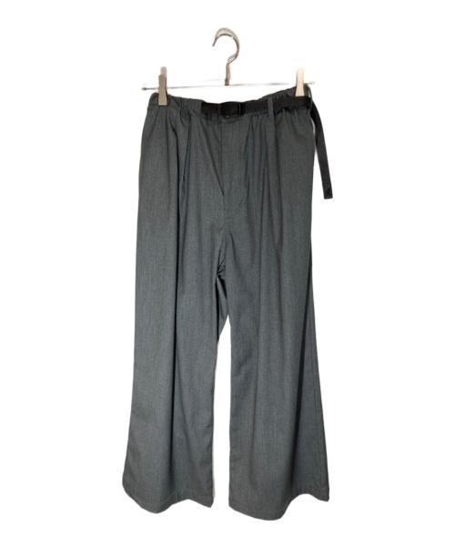 GRAMICCI（グラミチ）GRAMICCI (グラミチ) BEAMS BOY (ビームスボーイ) 別注2プリーツ ワイド スラックス グレー サイズ:SIZE Freeの古着・服飾アイテム