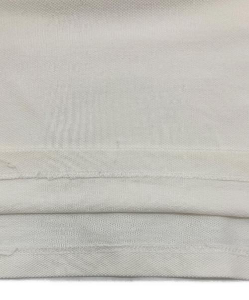 MONCLER（モンクレール）MONCLER (モンクレール) ワッペンポロシャツ ホワイト サイズ:SIZE Sの古着・服飾アイテム
