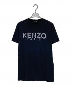 KENZOケンゾー）の古着「ロゴプリントTシャツ」｜ブラック