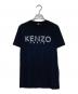 KENZO（ケンゾー）の古着「ロゴプリントTシャツ」｜ブラック