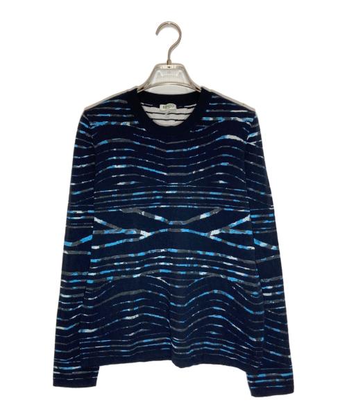KENZO（ケンゾー）KENZO (ケンゾー) クルーネックニット ネイビー サイズ:Lの古着・服飾アイテム