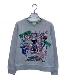 KENZO（ケンゾー）の古着「ロゴグラフィック刺繍スウェット」｜グレー