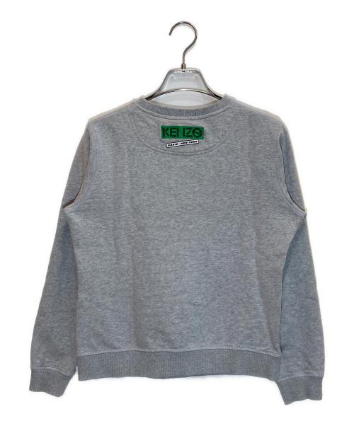 KENZO（ケンゾー）KENZO (ケンゾー) ロゴグラフィック刺繍スウェット グレー サイズ:Ⅿの古着・服飾アイテム