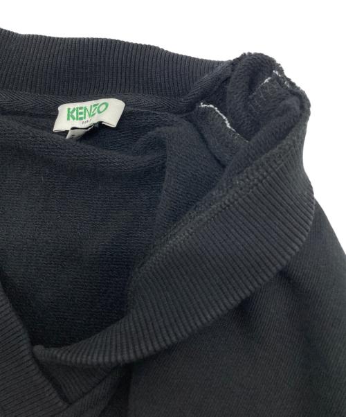 KENZO（ケンゾー）KENZO (ケンゾー) バックロゴVネックスウェット ブラック サイズ:Ⅿの古着・服飾アイテム