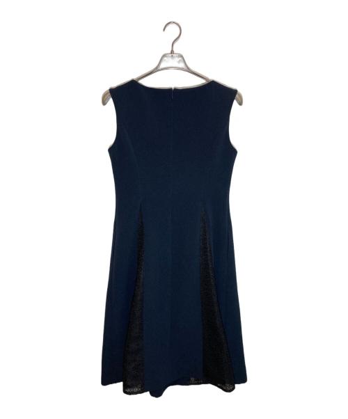 Rene（ルネ）Rene (ルネ) ノースリーブワンピース ネイビー サイズ:SIZE M (38)の古着・服飾アイテム