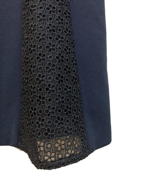 Rene（ルネ）Rene (ルネ) ノースリーブワンピース ネイビー サイズ:SIZE M (38)の古着・服飾アイテム
