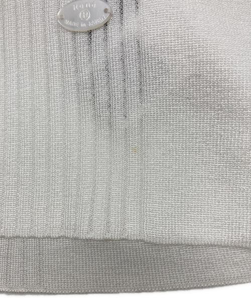 Rene（ルネ）Rene (ルネ) メローネックパフスリーブニットトップス ホワイト サイズ:SIZE M (38)の古着・服飾アイテム